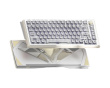 A75Ultra - 75 % magneettinen ANSI-näppäimistö [QIAN] - Silver White