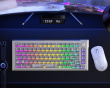 A75Ultra - 75 % magneettinen ANSI-näppäimistö [QIAN] - Silver White