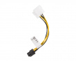 HDD Molex (Uros/Naaros) 3 Pin -> BTX 6 Pin PSU Kaapeli 15cm