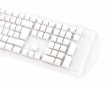 White Shine-through PBT Double-shot Keycap Set