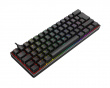 Aeon RGB Hotswap PBT Pelinäppäimistö [Gateron Optical Red] - Musta (DEMO)
