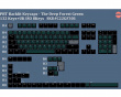 PBT Doubleshot Shine-through 140-Key Keycap Set - Deep Forest Green (DEMO)