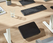 Ergonomic Tiltable Footrest with Soft Cover - jalkatuki Musta (DEMO)