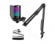 Microphone Bundle A6T AMPLIGAME USB Gaming Mikrofoni RGB - Musta (DEMO)