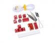 ONE 3 Mini Pure White RGB Hotswap Pelinäppäimistö [MX Silent Red] (DEMO)