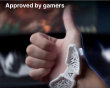 Carpio G2.0 Ergonominen Gaming Rannetuki - Right - L - Valkoinen (DEMO)