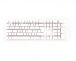 White Double-Shot PBT Keycap Set - ISO - Valkoinen (DEMO)