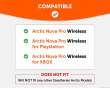 FreeZe Nova Pro Wireless Korvatyynyt - Musta (DEMO)