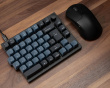 Q11 Hotswap Knob Split ISO Näppäimistö - Musta [Gateron G Pro Red] (DEMO)
