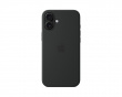 iPhone 16 Plus MagSafe-yhteensopiva silikonikuori - Musta (DEMO)