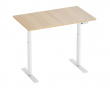 Premium Sähköpöytä 1200x700mm - Valkoinen/Tammi