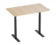 Säädettävä Työpöytä 1200x700mm - Musta/Tammi