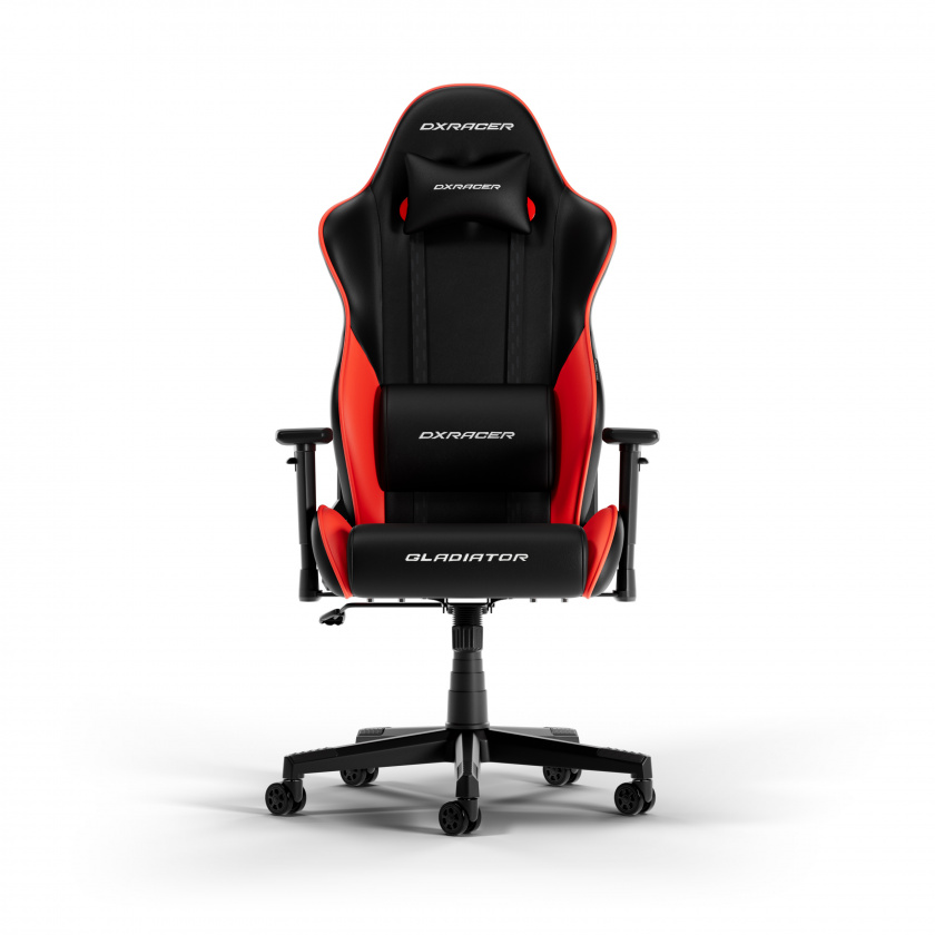 DXRacer GLADIATOR L Musta & Punainen PVC Nahka