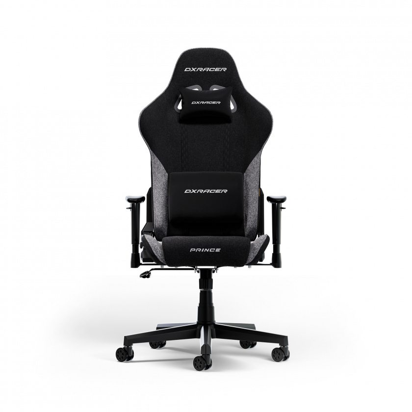 DXRacer PRINCE L Musta & Harmaa Kangas