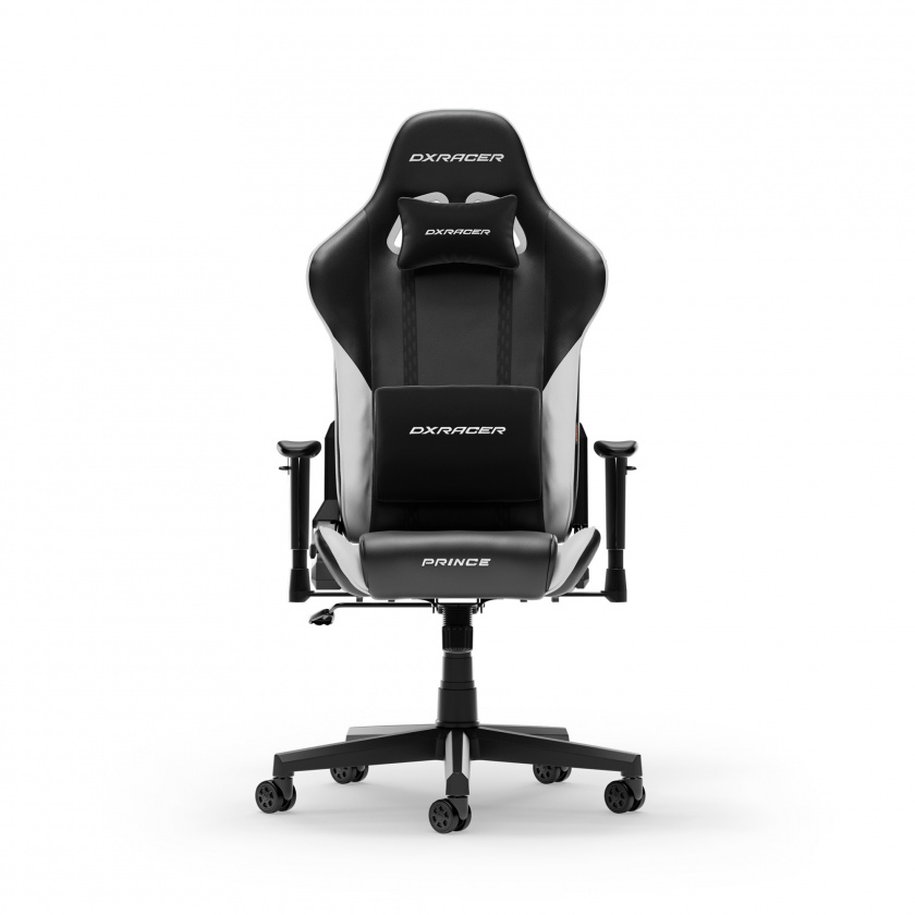 DXRacer PRINCE L Musta & Valkoinen PVC Nahka