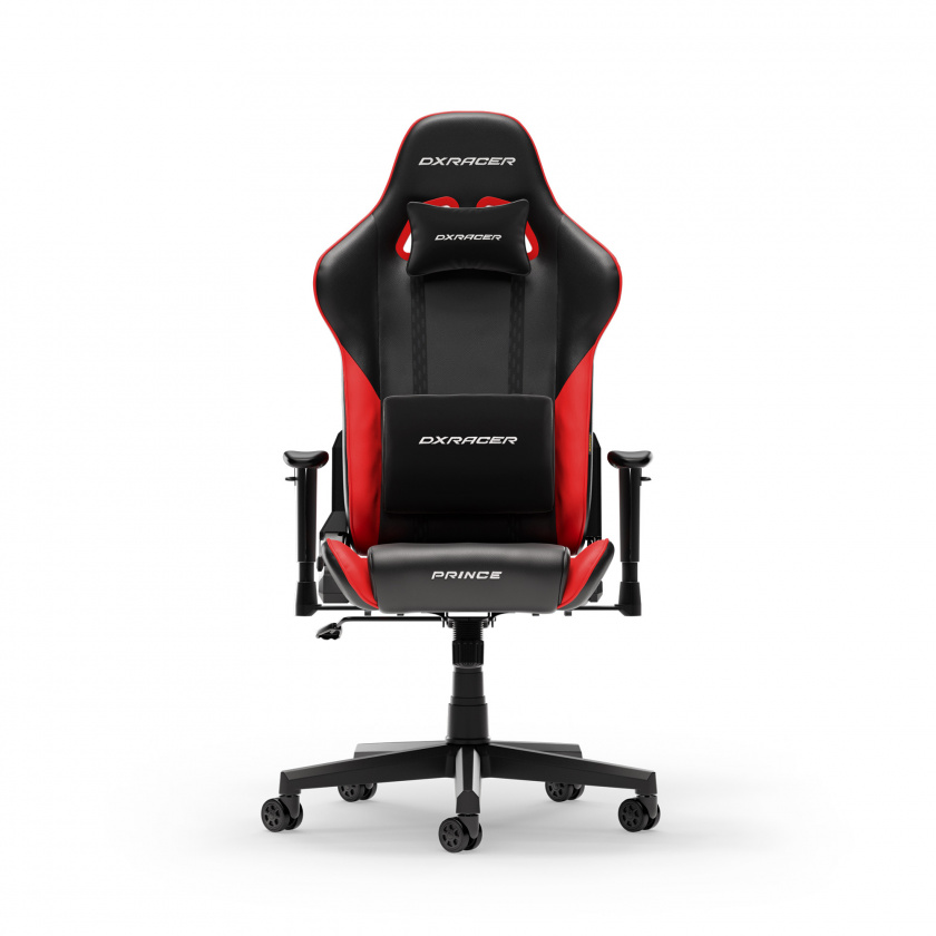 DXRacer PRINCE L Musta & Punainen PVC Nahka