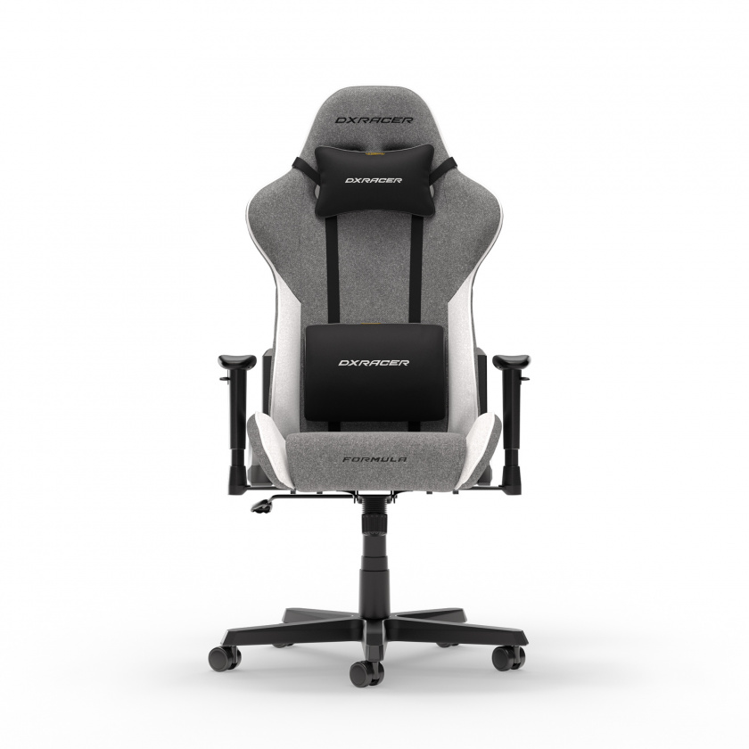 DXRacer FORMULA L Harmaa & Valkoinen Kangas