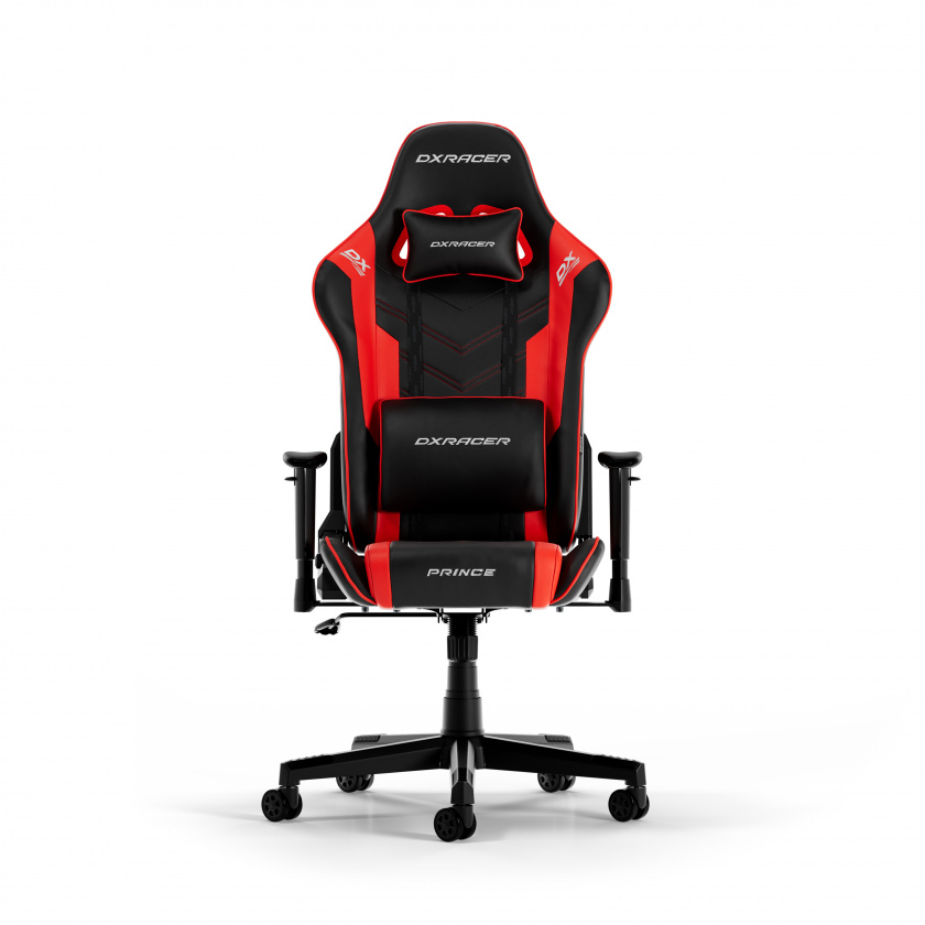 DXRacer PRINCE L Musta & Punainen PVC Nahka