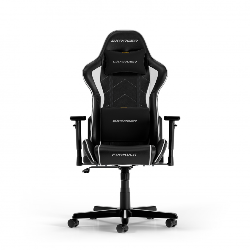 DXRacer FORMULA L Musta & Valkoinen PVC Nahka